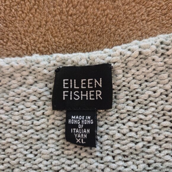 Eileen Fisher Pullover Tunic Sweater Womens XL Italian Cotton Blend Sage Green - Picture 3 of 9